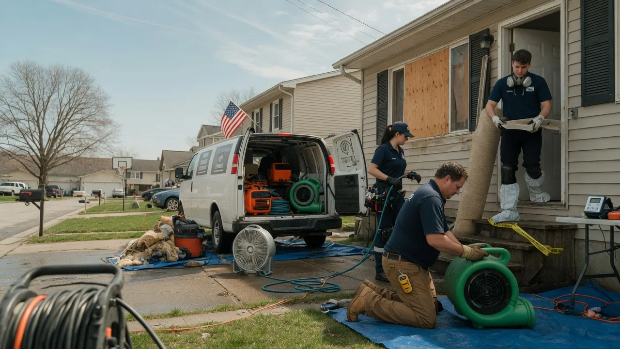 Water Damage Restoration in Benton, WI near me